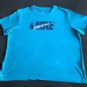 Teal Nike Dri-FIT T-Shirt